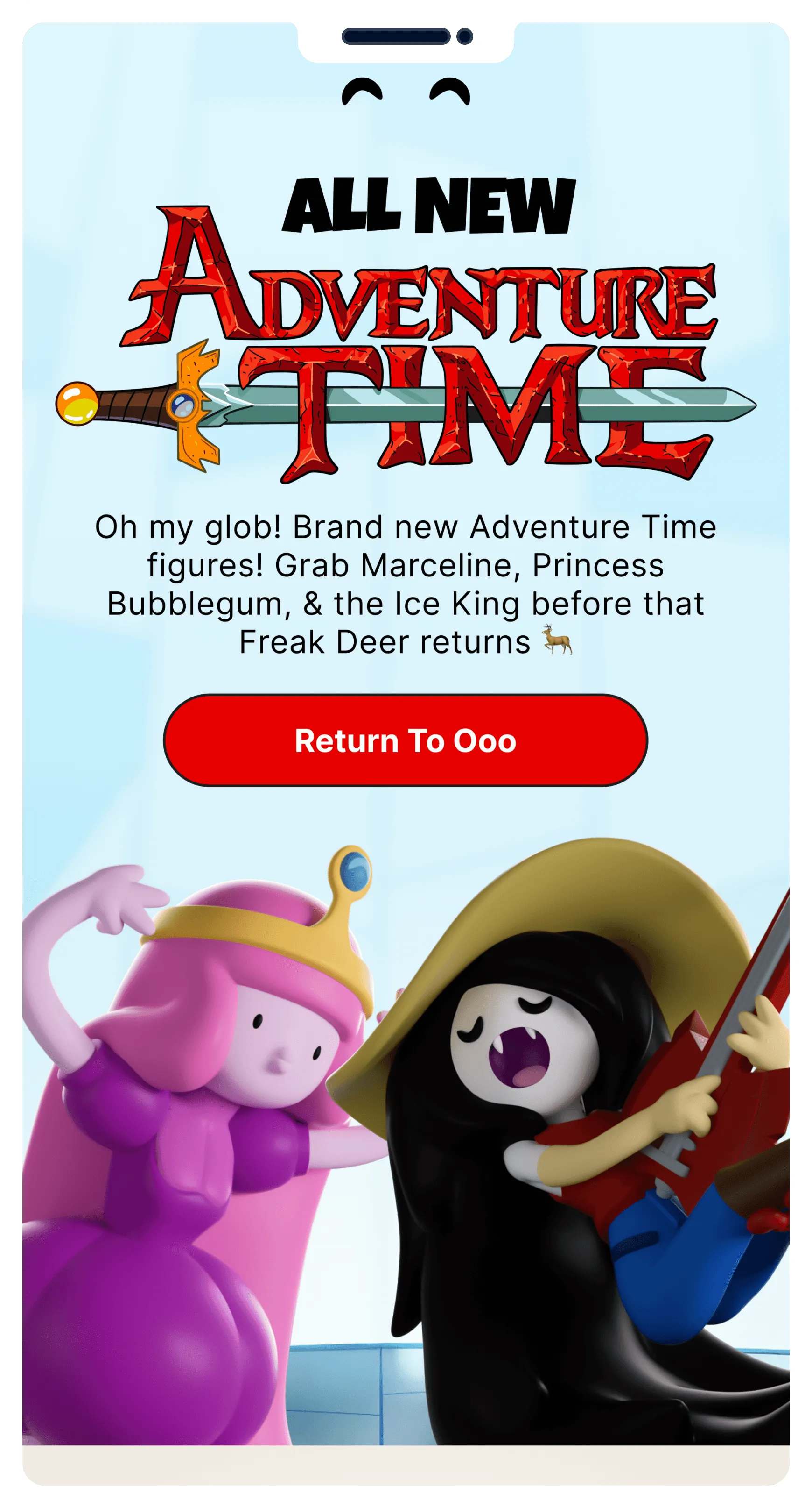 Email mockup example