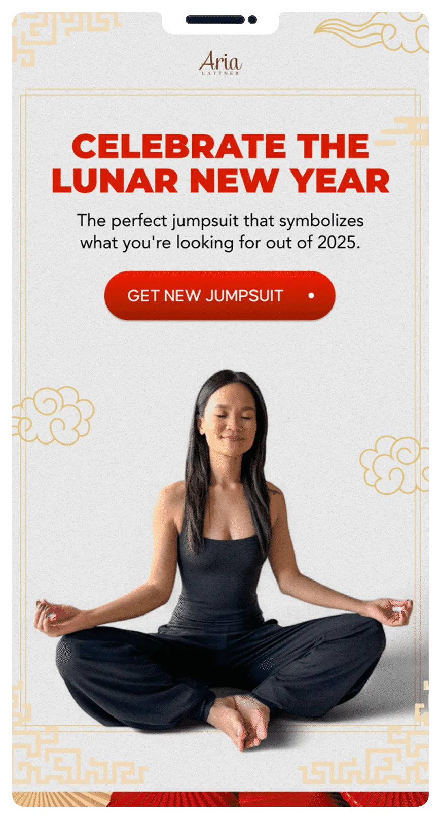 Email mockup example